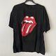 T-shirt Vintage The Rolling Stones Adulte Xl World Tour Voodoo Lounge Pour Homme Années 90 Rare.