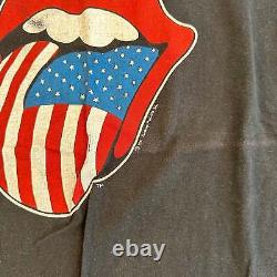 T-shirt vintage des Rolling Stones de 1981 en taille moyenne