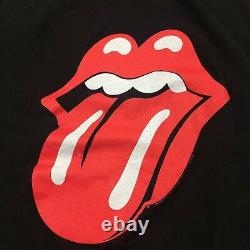 T-shirt vintage des Rolling Stones, taille adulte XL, tournée mondiale Voodoo Lounge, hommes des années 90, rare.