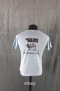 T-shirt vintage du groupe Rolling Stones 1981 Seattle Kingdome pour hommes taille moyenne