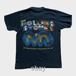 T-shirt vintage original de la tournée mondiale des Rolling Stones 1981-1982 en taille moyenne