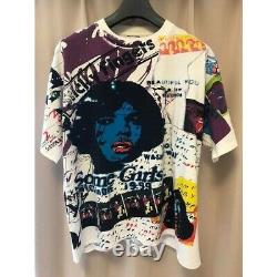 Tee-shirt Nirvana 90's Rolling Stones Vintage T-shirt Rap Utilisé