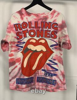 Teinture Vintage Rare Rolling Stones Voodoo Lounge Tour 1994 Large