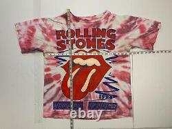 Teinture Vintage Rare Rolling Stones Voodoo Lounge Tour 1994 Large
