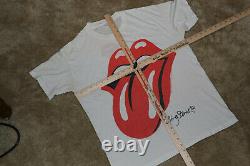The Rolling Stones 1989 Tour Vintage T-shirt Large L 1980s 80s Band