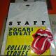 The Rolling Stones 1990 Japan Tour Staff T-shirt Sizel Vintage Rare White