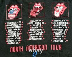 The Rolling Stones 94 Original North American Tour Shirt Très Rare