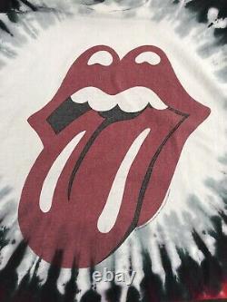 The Rolling Stones Tie Dye Vintage 1994 Double Sided T-shirt Homme XL