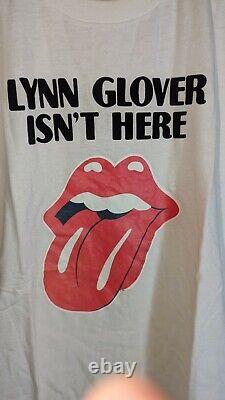 The Rolling Stones Vintage 1978 Raindrop Production Band Concert Tour T-shirt L