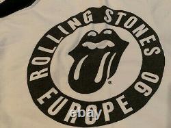 The Rolling Stones Vintage 1990 Urban Jungle Rare Uk Tour Event Shirt Grande