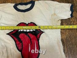 The Rolling Stones Vintage Band T Shirt Tongue Single Stitch
