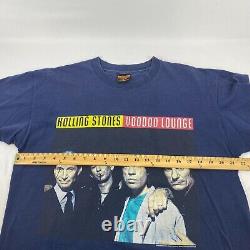 The Rolling Stones Vintage T Shirt 1994 Voodoo Lounge Tour Brockum Worldwide XL