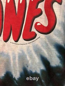 Un T-shirt vintage A1 The Rolling Stones de 1994 pour homme, taille XL, en tie-dye Liquid Blue