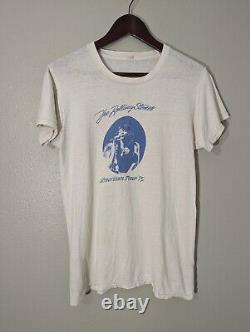 VTG 1975 Rolling Stones American Tour 1975 T-shirt Taille Large Légèrement Usé