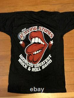 Vintage 1978 Rolling Stones Chemise De Concert Deadstock