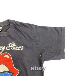 Vintage 1981 Le Rolling Stones T-shirt de la tournée nord-américaine de la taille moyenne