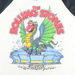 Vintage 1981 Rolling Stones Dragon Jersey Shirt Tour