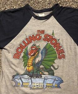Vintage 1981 Rolling Stones T-shirt Jersey Philadelphie