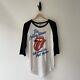 Vintage 1983 Le Rolling Stones 3/4 T-shirt