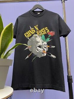 Vintage 1988 Guns N Roses Appétit Pour Destruction T Shirt Taille L Rare Noir