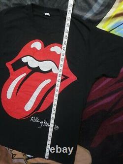 Vintage 1989 80s Rolling Stones Tour Band Chemise North American Tour XL Hommes