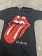 Vintage 1989 La Tournée Nord-américaine Des Rolling Stones T-shirt à Couture Unique En Taille L