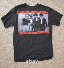 Vintage 1989 Le T-shirt Rolling Stones Mint Jamais Worn De Show Rare Mick