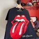 Vintage 1989 Rolling Stones Concert Band Tee Shirt Single Stitch Taille L