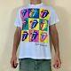 Vintage 1989 The Rolling Stones Steel Wheels Tour T-shirt White Size M
