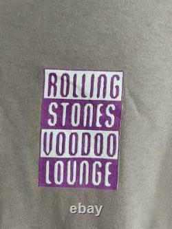 Vintage 1994 La Rolling Stones Voodoo Lounge T-shirt Taille XL F/s Du Japon