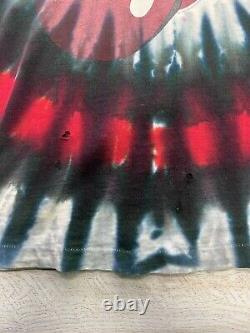 Vintage 1994 Le Rolling Stones Tie Dye VooDoo Lounge Tour T-Shirt Taille XL