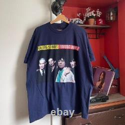 Vintage 1994 Rolling Stones 94/95 Voodoo Lounge Concert Tour Du Monde T-shirt XL