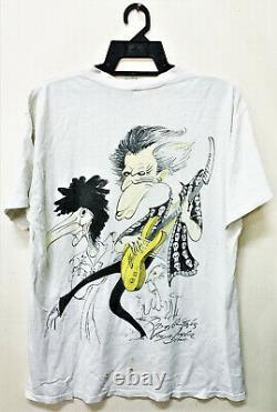 Vintage 1994 Rolling Stones T-shirt Gerald Scarfe Art Rock Tour Concert Promo