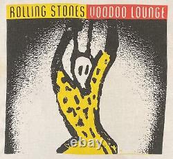 Vintage 1994 Rolling Stones Voodoo Lounge Double Face Promo Taille De Chemise Grand
