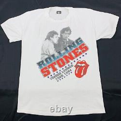 Vintage 1994 Rolling Stones Voodoo Lounge Tour Blanc T-shirt Taille Grand USA