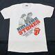 Vintage 1994 Rolling Stones Voodoo Lounge Tour Blanc T-shirt Taille Grand Usa