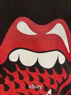 Vintage 1994 Rolling Stones Voodoo Lounge Tour Chemise Taille XL Single Stitch
