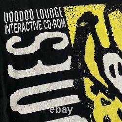 Vintage 1994 Rolling Stones Voodoo Lounge Tour T-shirt Taille XL Brockum