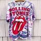 Vintage 1994 Rolling Stones Voodoo Lounge Tour Tie Dye Concert T-shirt 90s Xl