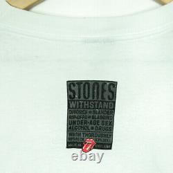 Vintage 1994 Rolling Stones Withstand Brian Jones Photo Négatif XL T-shirt