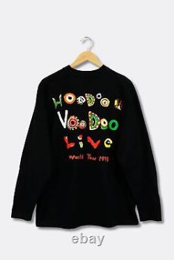 Vintage 1995 Le Rolling Stones Voo Doo Lounge Manches Longues T Shirt Sz XL