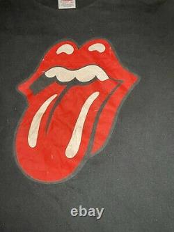 Vintage 1997 Kiss Bridges To Babylon Tour Rolling Stones T-shirt Homme L Gringe