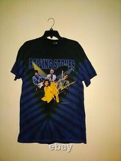 Vintage 1999 Les Rolling Stones Pas De Sécurité Tye Dye Tour Tee Taille 2xl