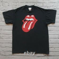 Vintage 1999 Rolling Stones Pas De Sécurité Tour Tshirt Taille L M Noir