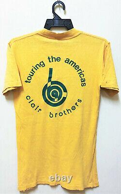 Vintage 70s 1975 L'étone Rolling Tour Concert Promo T-shirt Rock