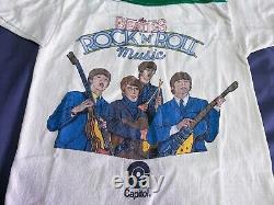 Vintage 70s Beatles Lennon 60s Pierres À Roulettes Nirvana Rose T-shirt 80s 90s