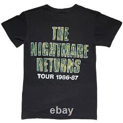 Vintage 80's Alice Cooper The Nightmare Retour Tour 86 Rolling Stones Rare USA