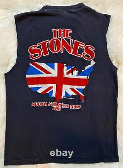 Vintage 80s 1981 The Rolling Stones North American Rock Concert Tour T Shirt Xs