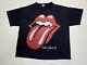 Vintage 80s 1989 Rolling Stones The North American Tour Size Xl Black T-shirt