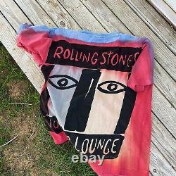 Vintage 90s Rolling Stones Tie Dye Voodoo Lounge Shirt All Over Single Stitch XL